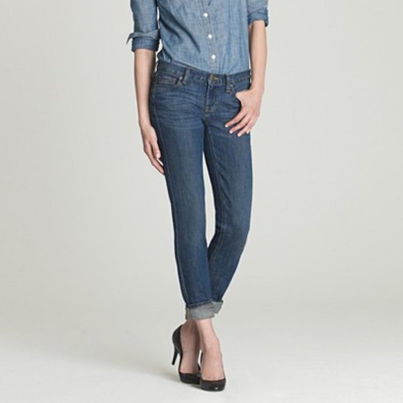 J. Crew Matchstick Denim Jeans Dark Wash 27 short
